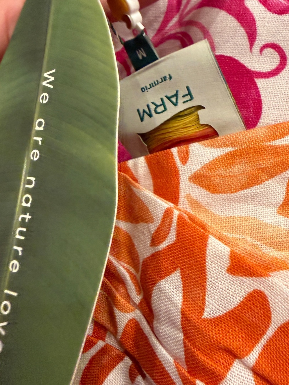 BNWT FARM Rio Pink and Orange Floral Maxi Dress - Picture 5 of 10